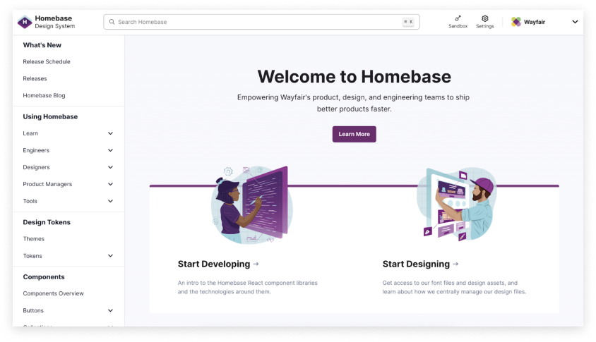 Homebase Design System Site Original